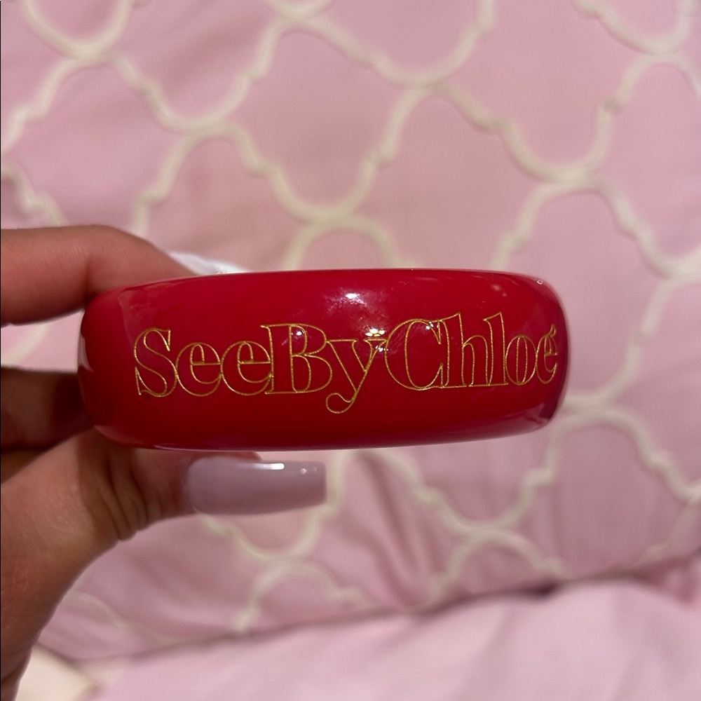 See By Chloe Red Bangle